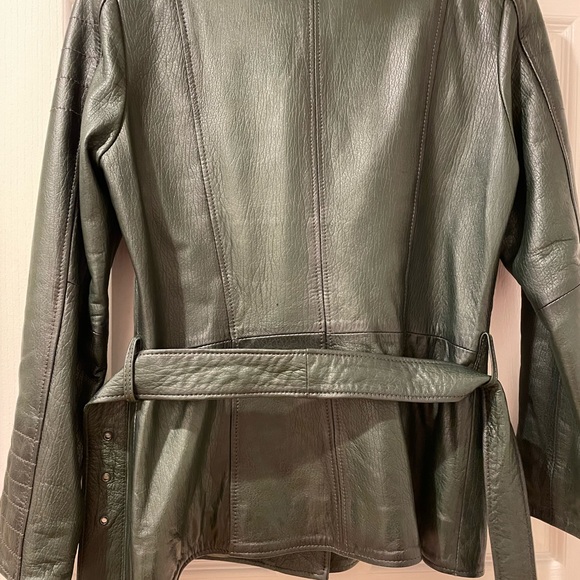 Derimod Mayfair Leather Jacket Size M - Picture 13 of 16